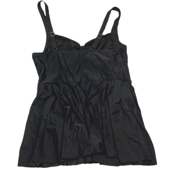 ChicSoul Bathing Suit Swim Dress black NWOT SKUW017 - Picture 5 of 5